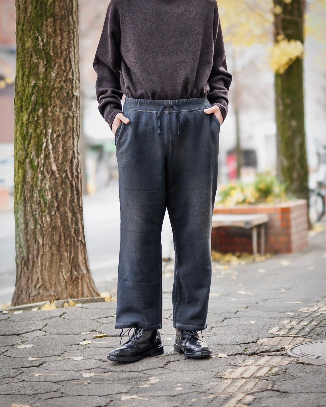A.PRESSE - アプレッセ Vintage Sweat Pants(25SAP-05-10K)BLACK☆12月