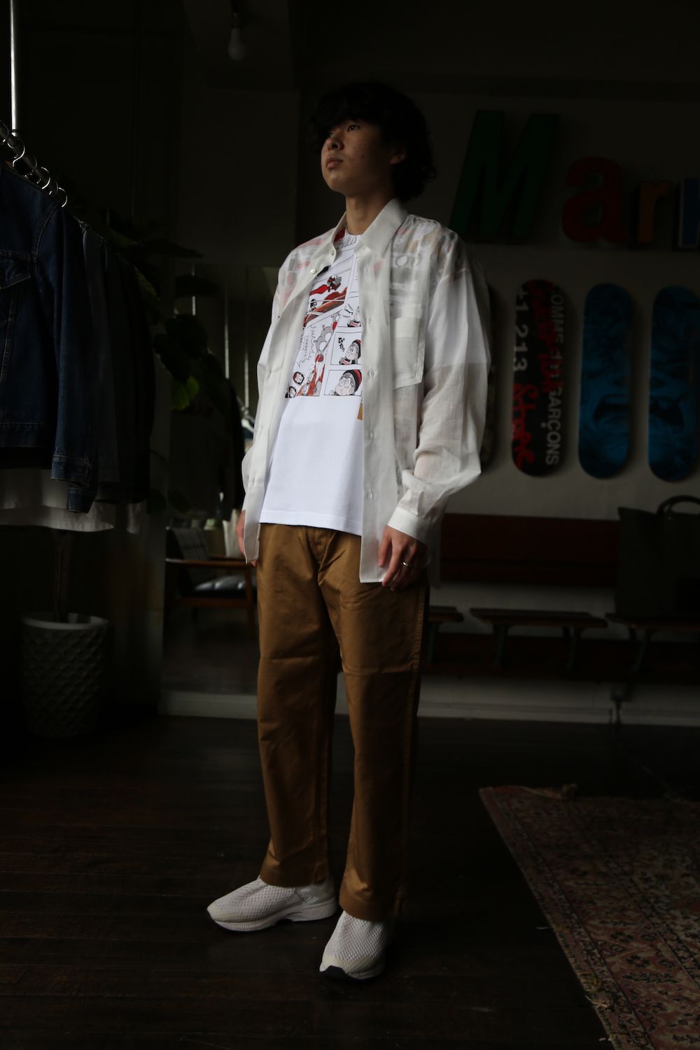 eYe JUNYA WATANABE MAN CarharttカーハートWネームパンツ(WG-P905-100