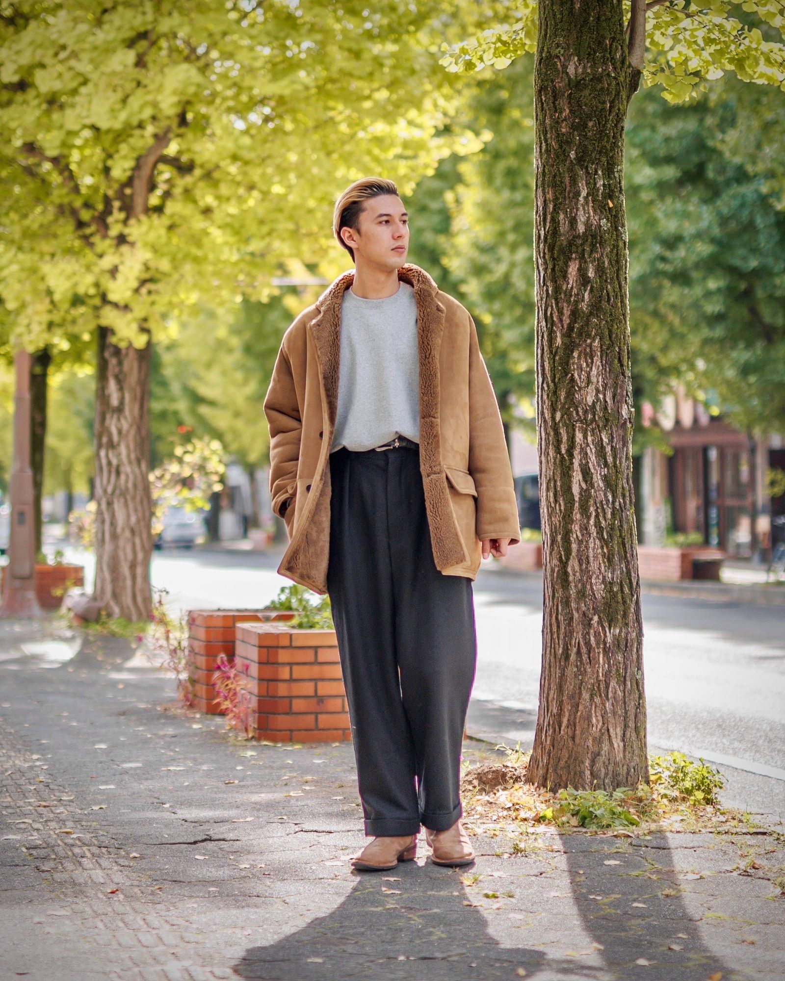 A.PRESSE - アプレッセ Mouton Coat(24AAP-01-08H)BROWN | MARK