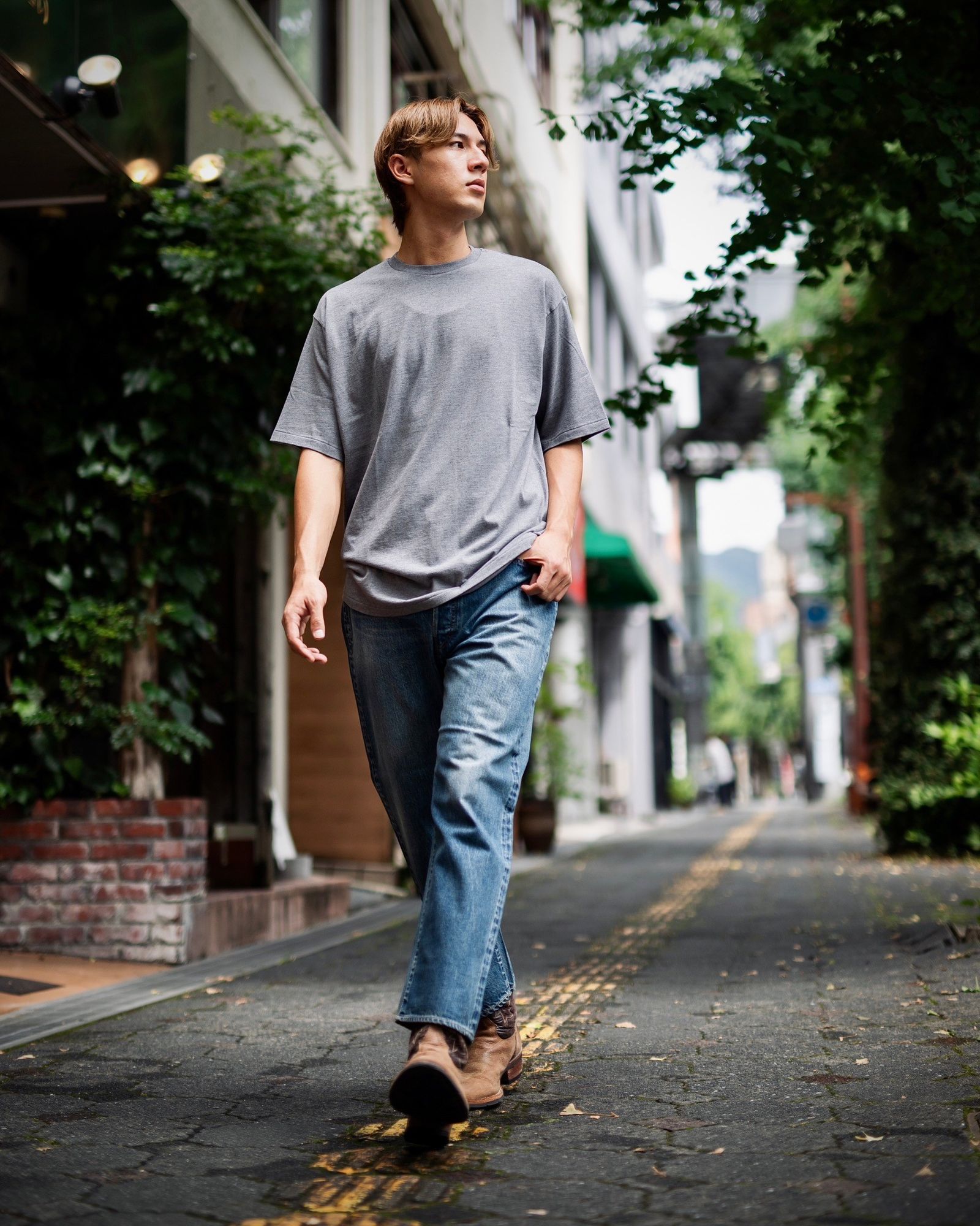 A.PRESSE Cashmere Blend S/S T-Shirt style | 5019 | MARK