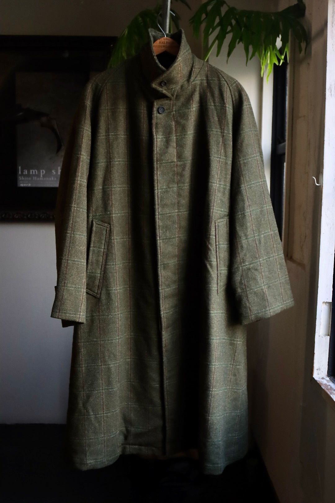 A.PRESSE - アプレッセ22FW Tweed Balmacaan Coat(22AAP-01-15HB)CHECK