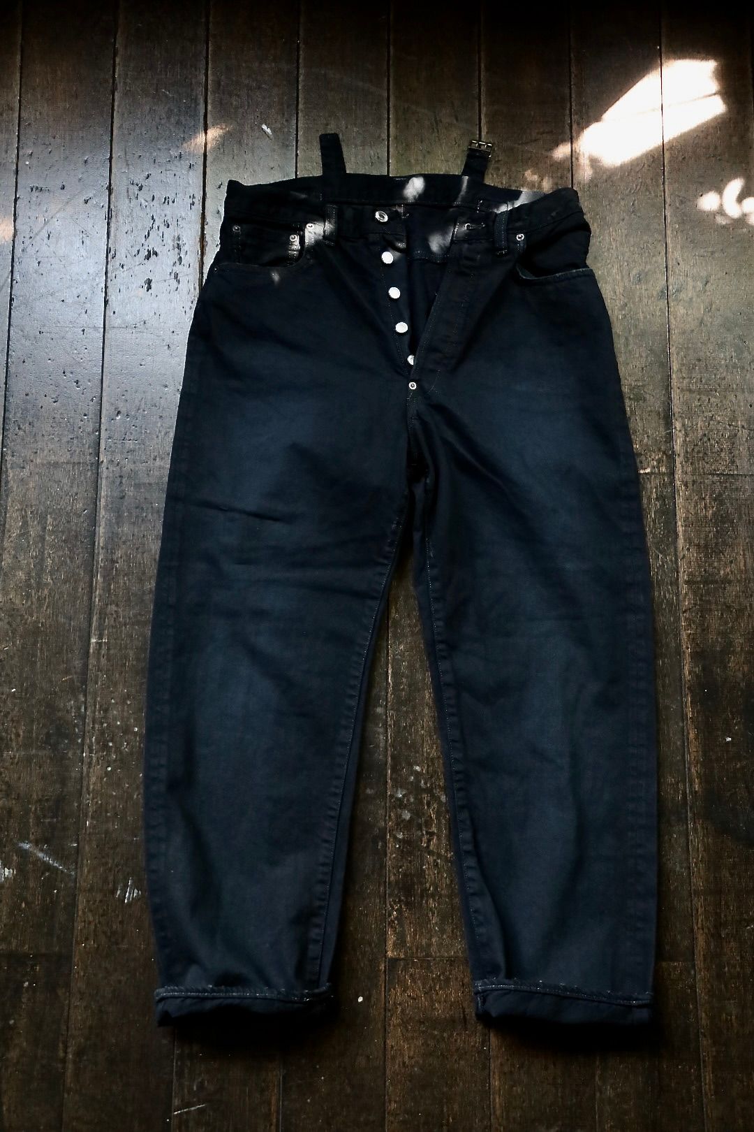 A.PRESSE - アプレッセ No.37 Washed Wide Denim Pants(24AAP-04-20H