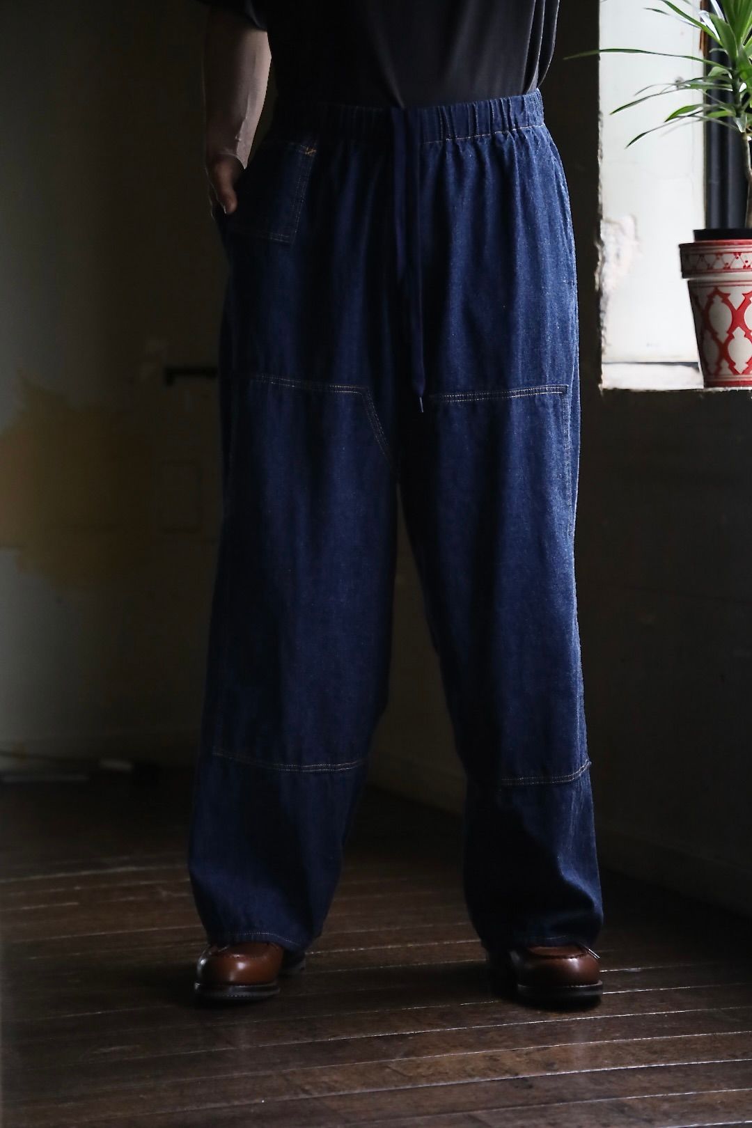 Gurank - Gurank 25FW 8オンスダブルニーパンツ 8oz raw denim double