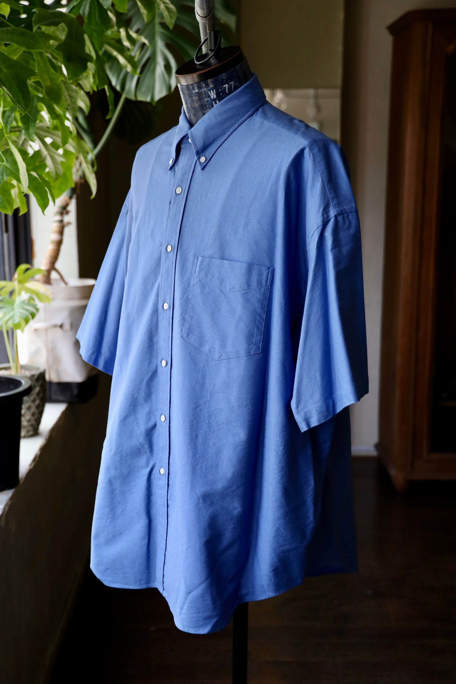 Graphpaper - グラフペーパー Oxford S/S Oversized B.D Shirt(GM252