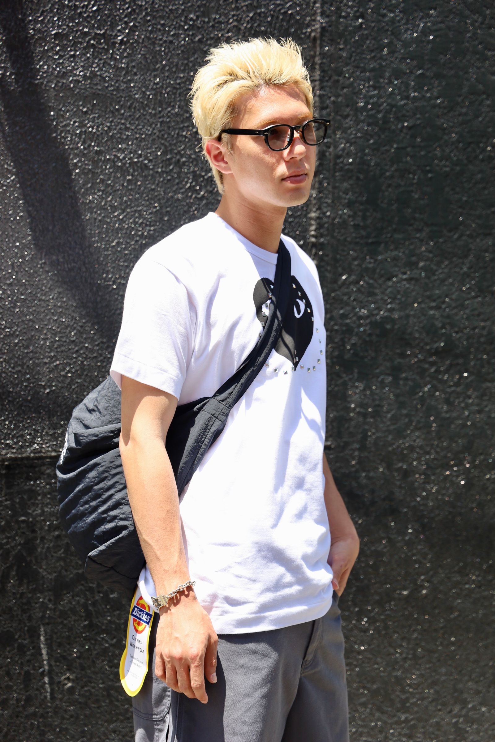 PLAY COMME des GARCONS BLACK HEART STUDS Tシャツ MARKスタイル