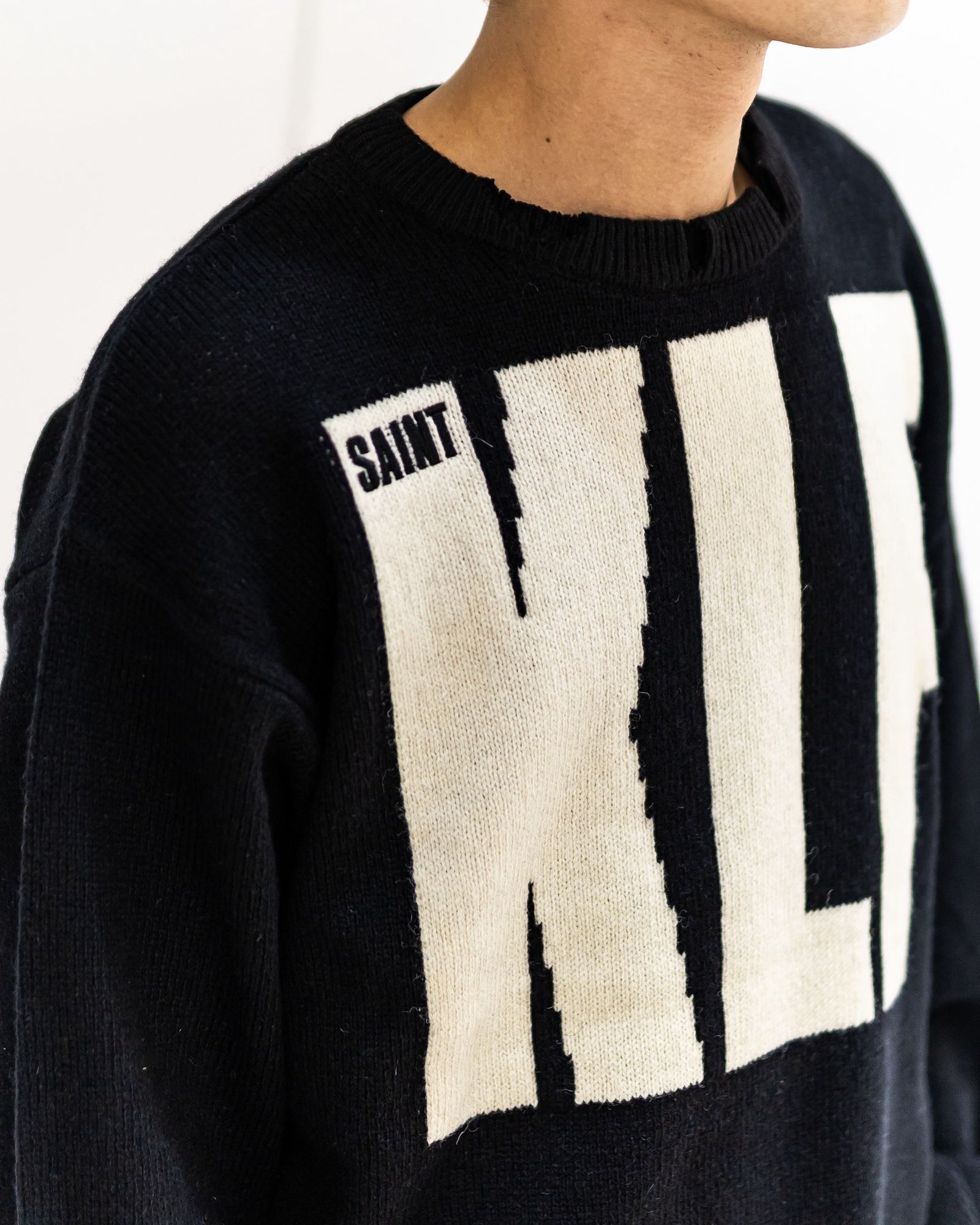 SAINT Mxxxxxx KLF_CREW NECK KNIT 10月25日(土)新作発売！ | 7377 | MARK