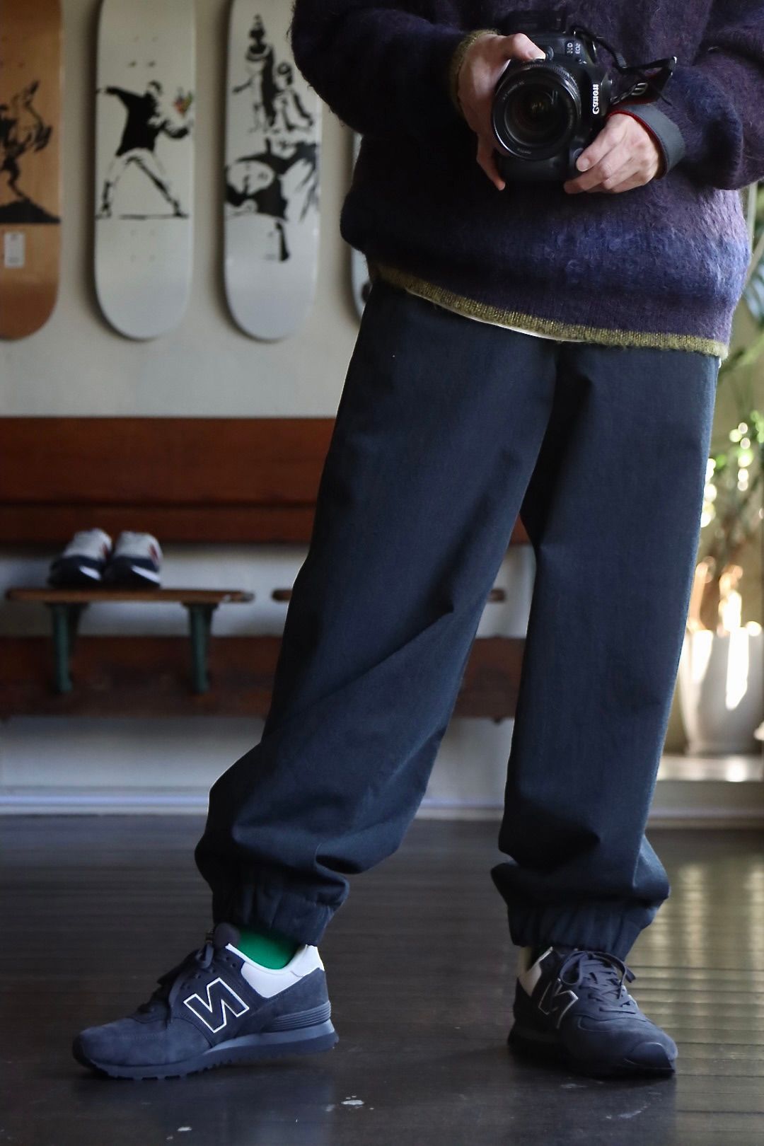 YOKE ヨーク22AW STILL BORDER CREWNECKスタイル.2022.10.24. | 2881