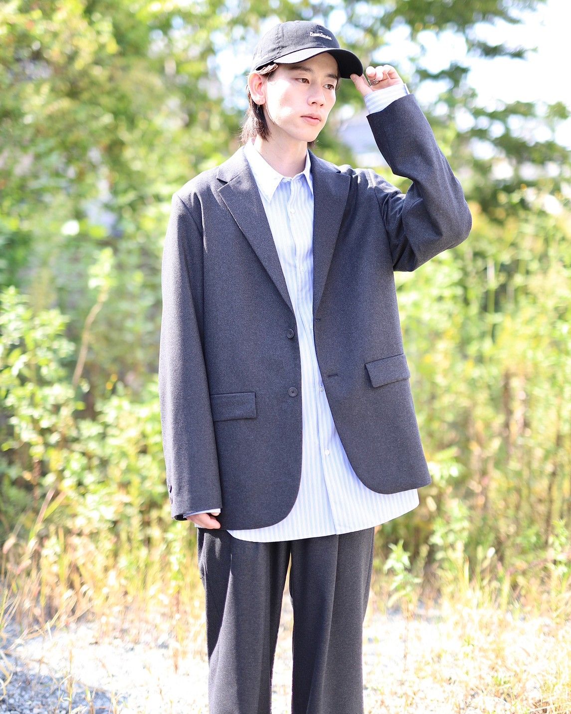 ATON エイトン 23AW MERINO COLLEGE FLANNEL セットアップスタイル