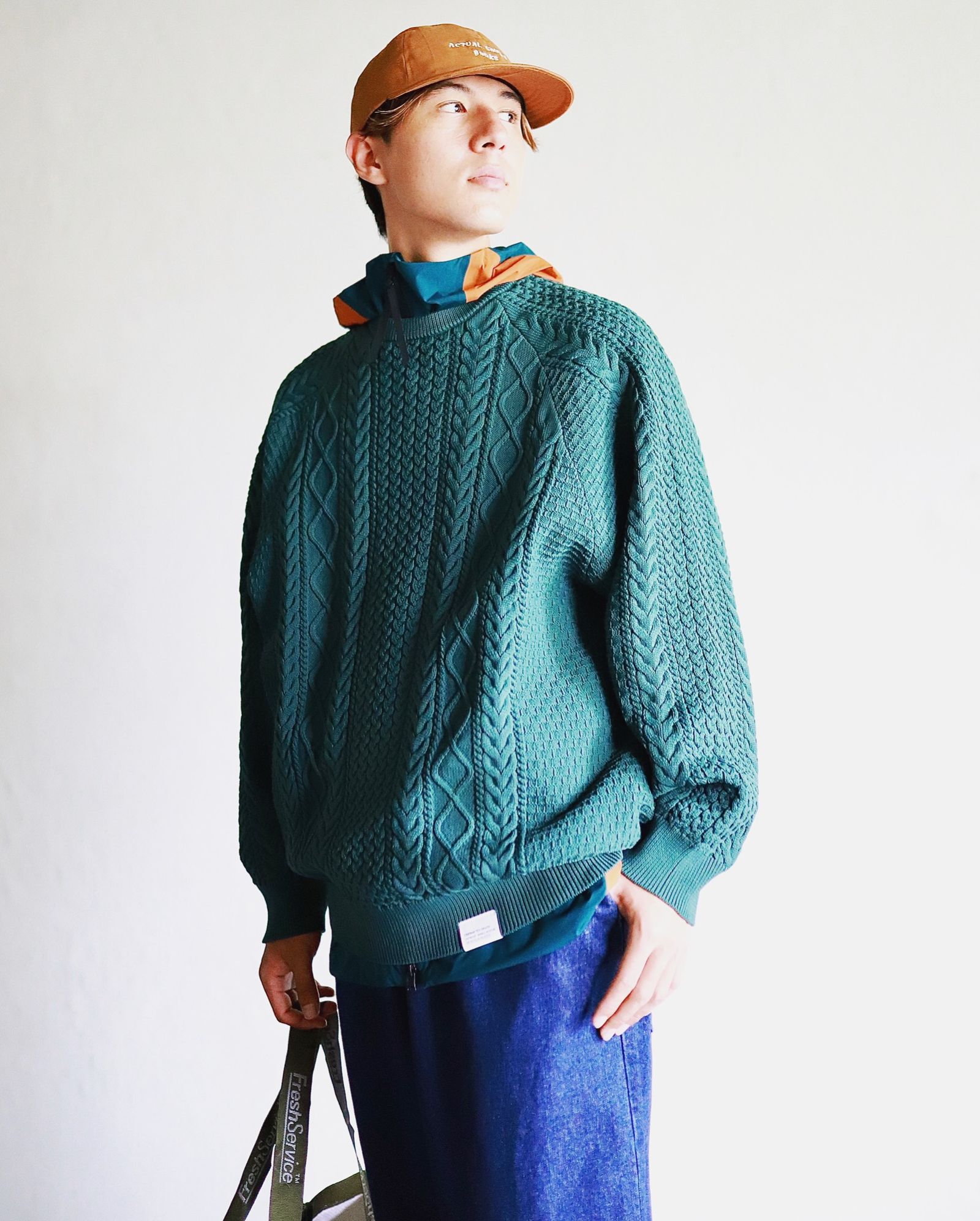 FreshService新作FISHERMAN TECH SWEATERスタイル | 3711 | MARK