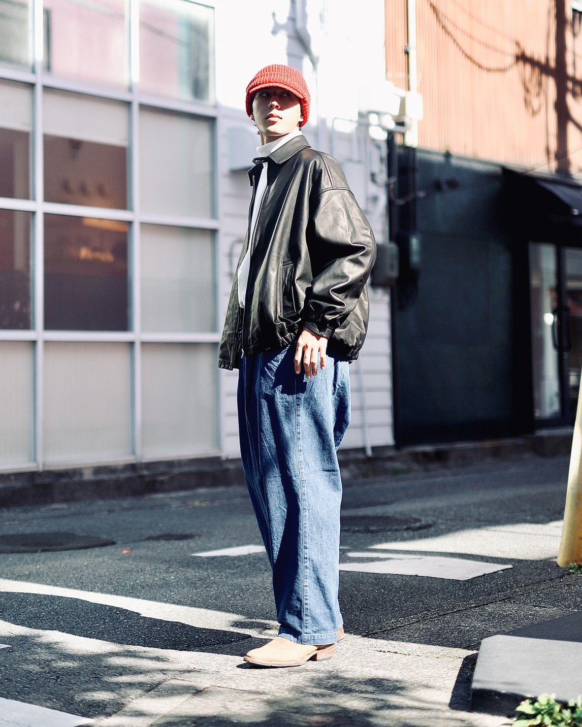 STRIPES FOR CREATIVE FW23 LEATHER BIG JACKETスタイル | 3799 | MARK