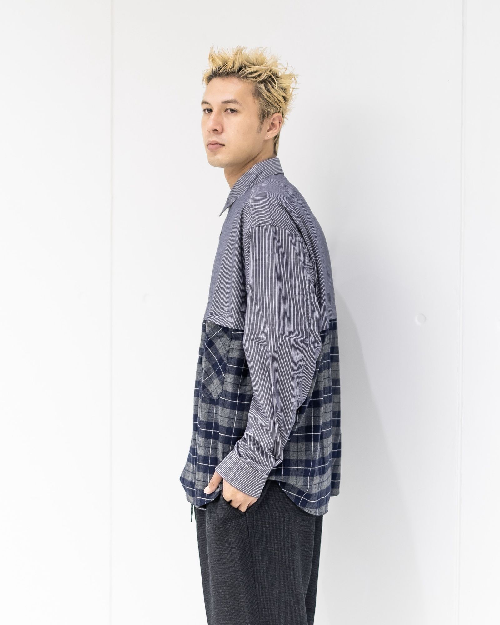 COMME des GARCONS HOMME - コムデギャルソンオム25FW 綿ストライプ