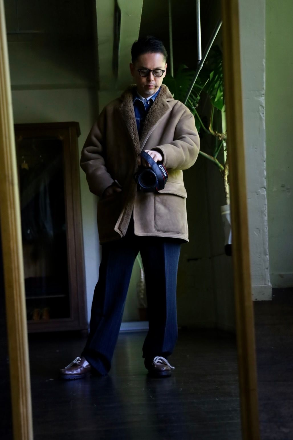 A.PRESSE - アプレッセ Mouton Coat(24AAP-01-08H)BROWN | MARK