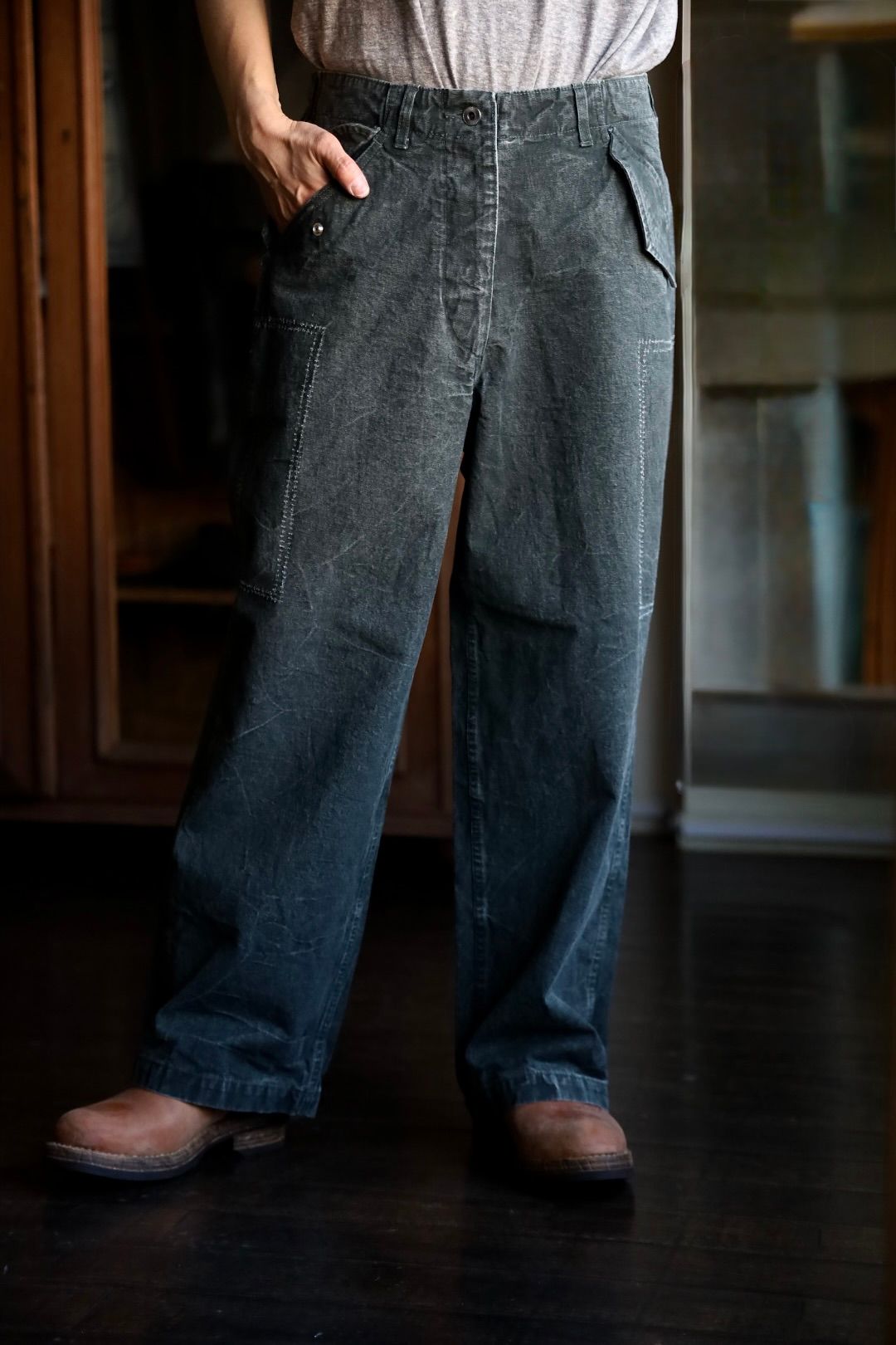 A.PRESSE - アプレッセ M-51 Custom Pants(25SAP-04-03H) OLIVE☆4月5