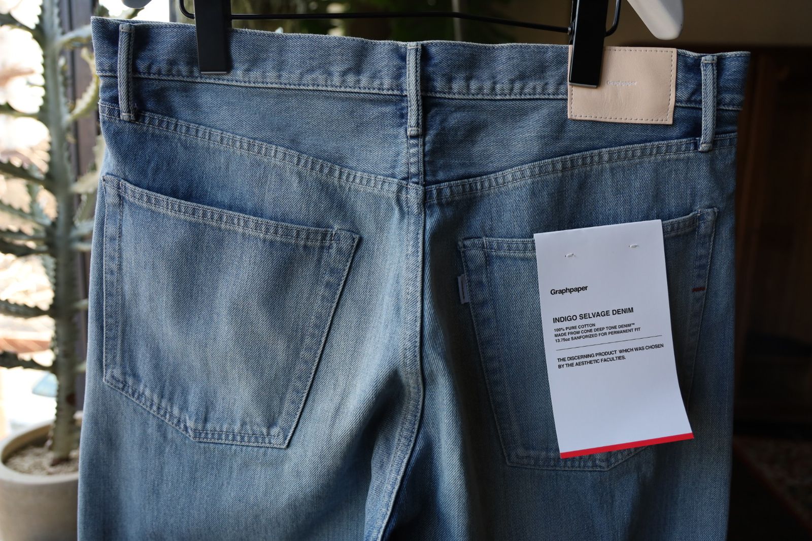Graphpaper - グラフペーパー Selvage Denim Five Pocket wide
