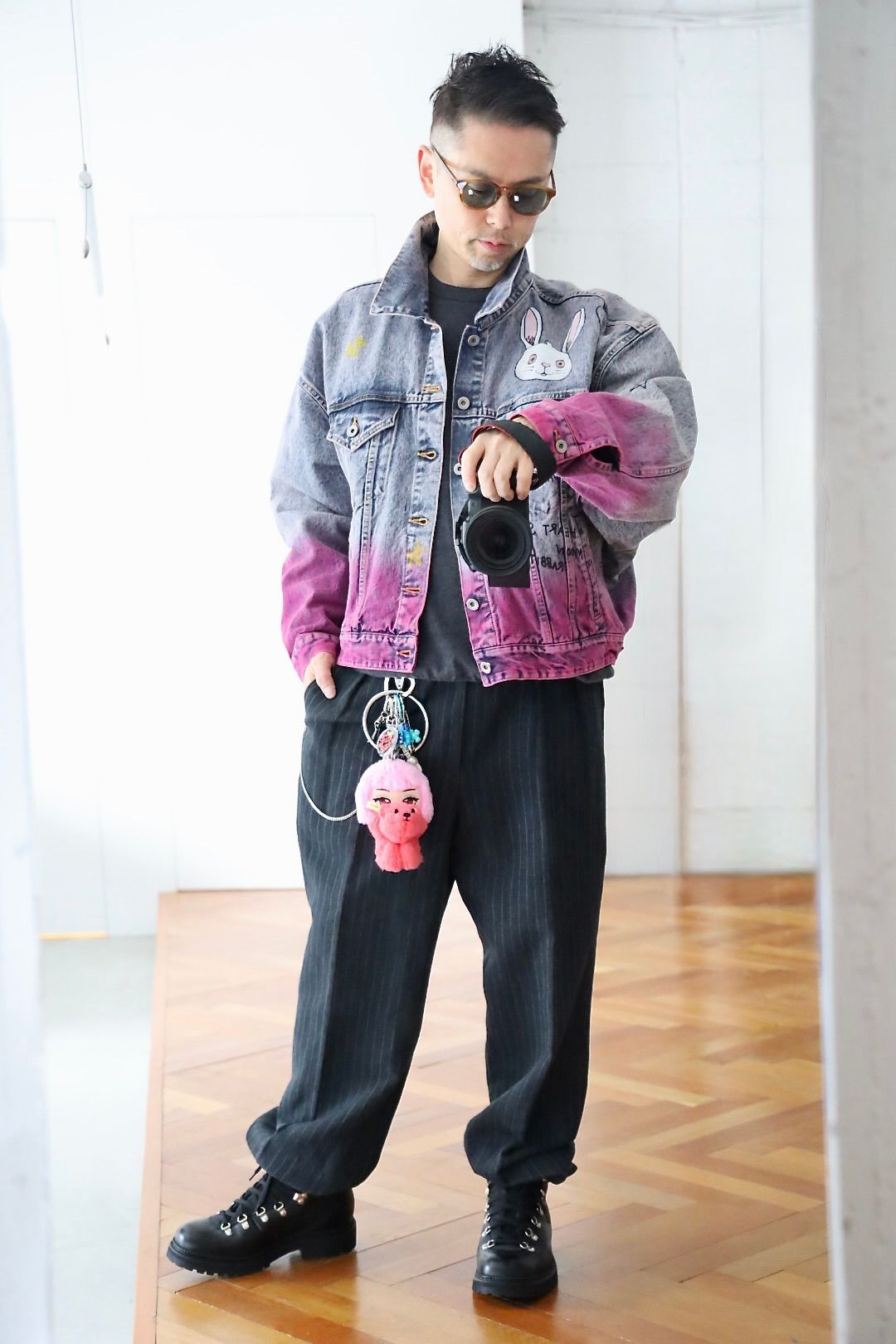 doublet 25SS ANIME HAND-PAINTING DENIM JACKET