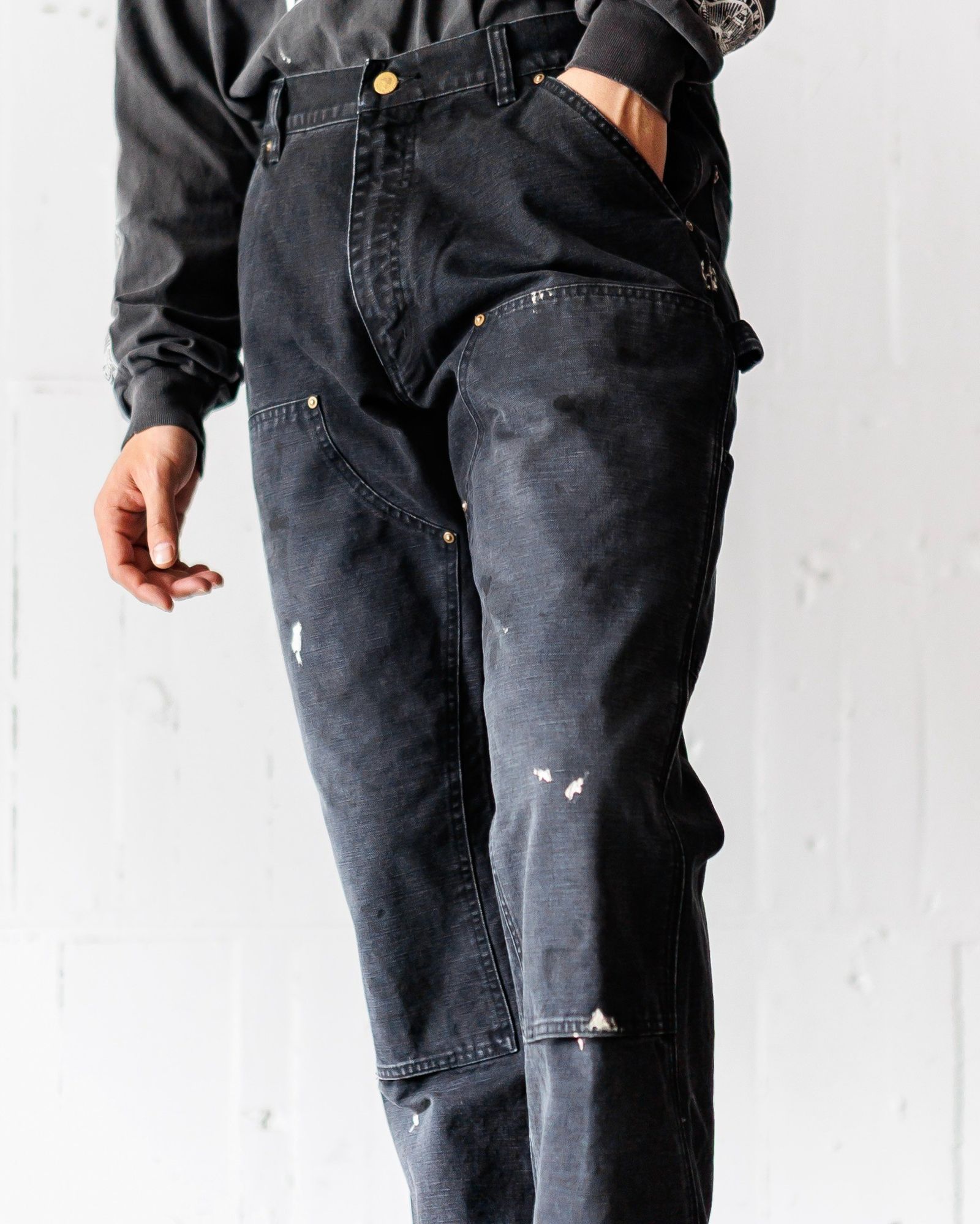 saint michael ダブルニーワークパンツ セントマイケル NUBIAN 楽天