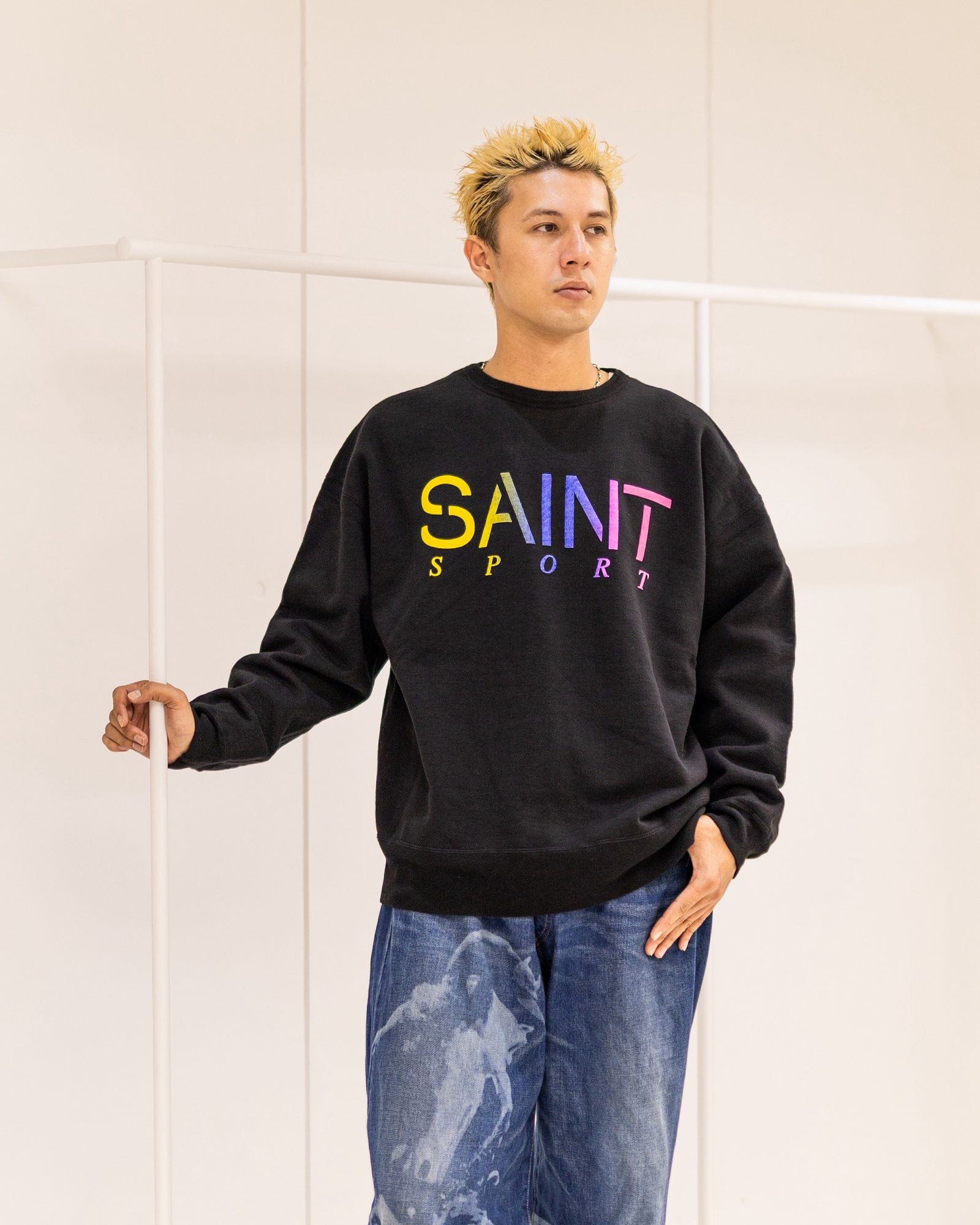 SAINT M×××××× - セントマイケル スウェット SAINT SPORT CREW NECK
