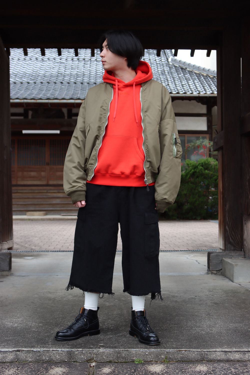 doublet VEGETABLE DYED MA-1(22SS13BL132) style.2022.1.15 | 2183 | MARK