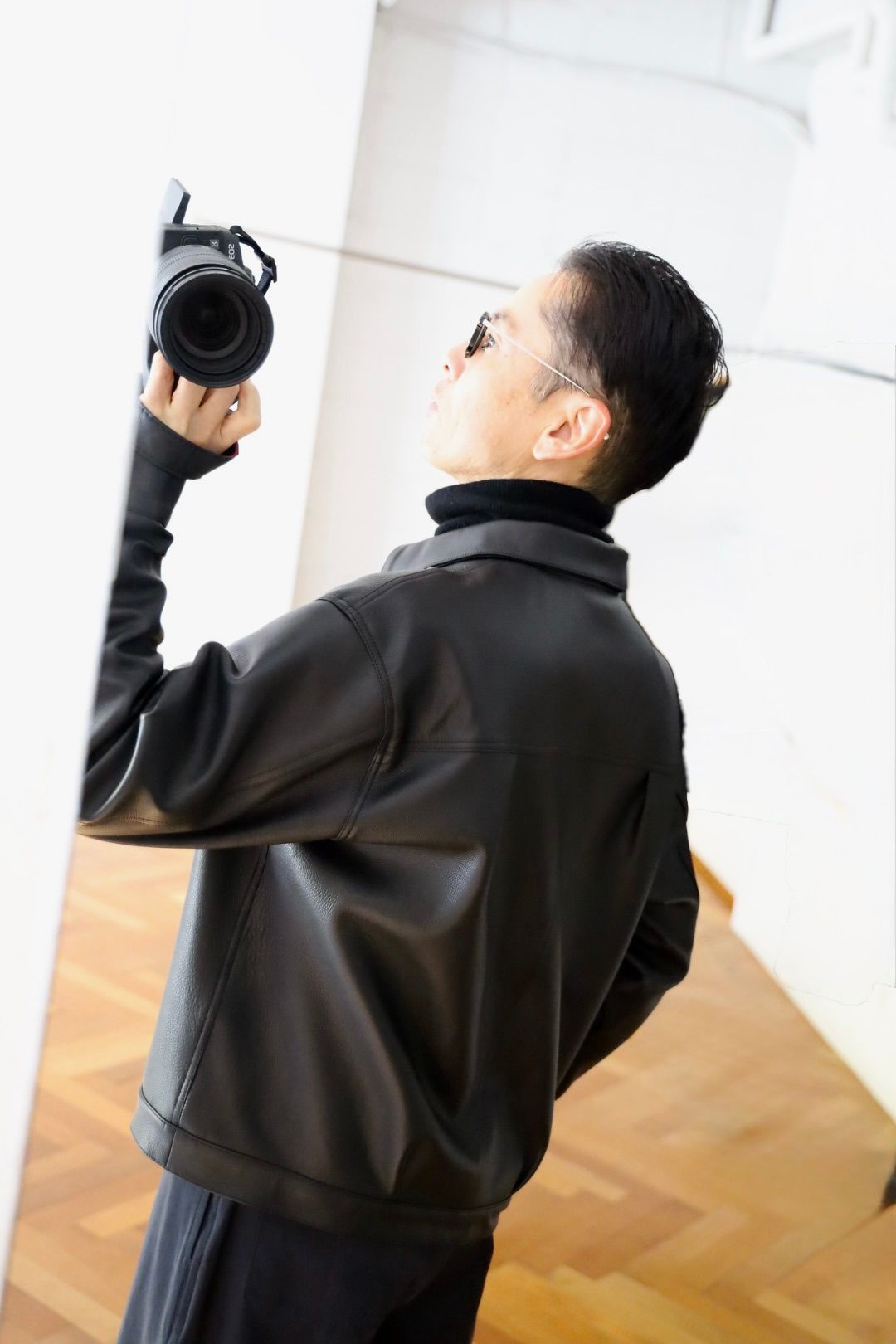 A.PRESSE - アプレッセ 1st Type Leather Jacket(25SAP-01-01H)BLACK