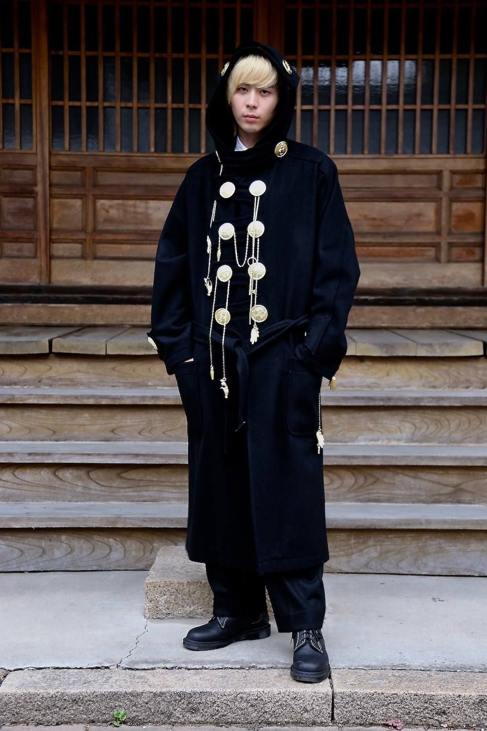 Yohji Yamamoto W-メルトンデカ釦コートスタイル2019.10.23. | 480 | MARK