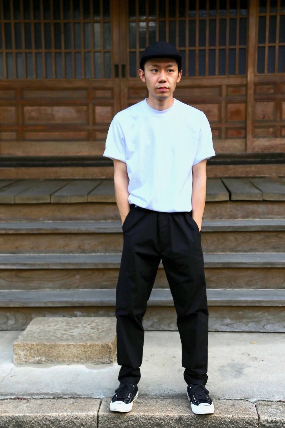 Graphpaper Stretch Typewriter Slim Chef Pants