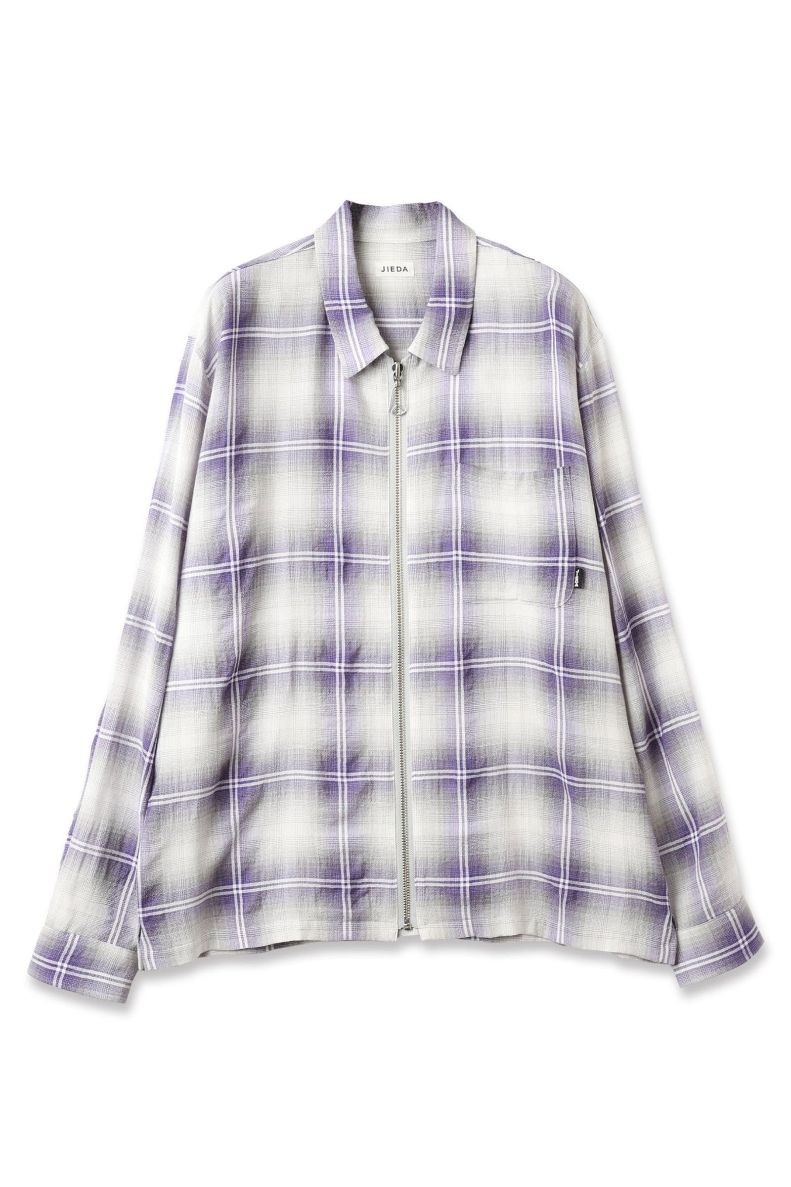 PICONE 薄紫色 ジップアップシャツ PICONE 薄紫色 ジップアップシャツ