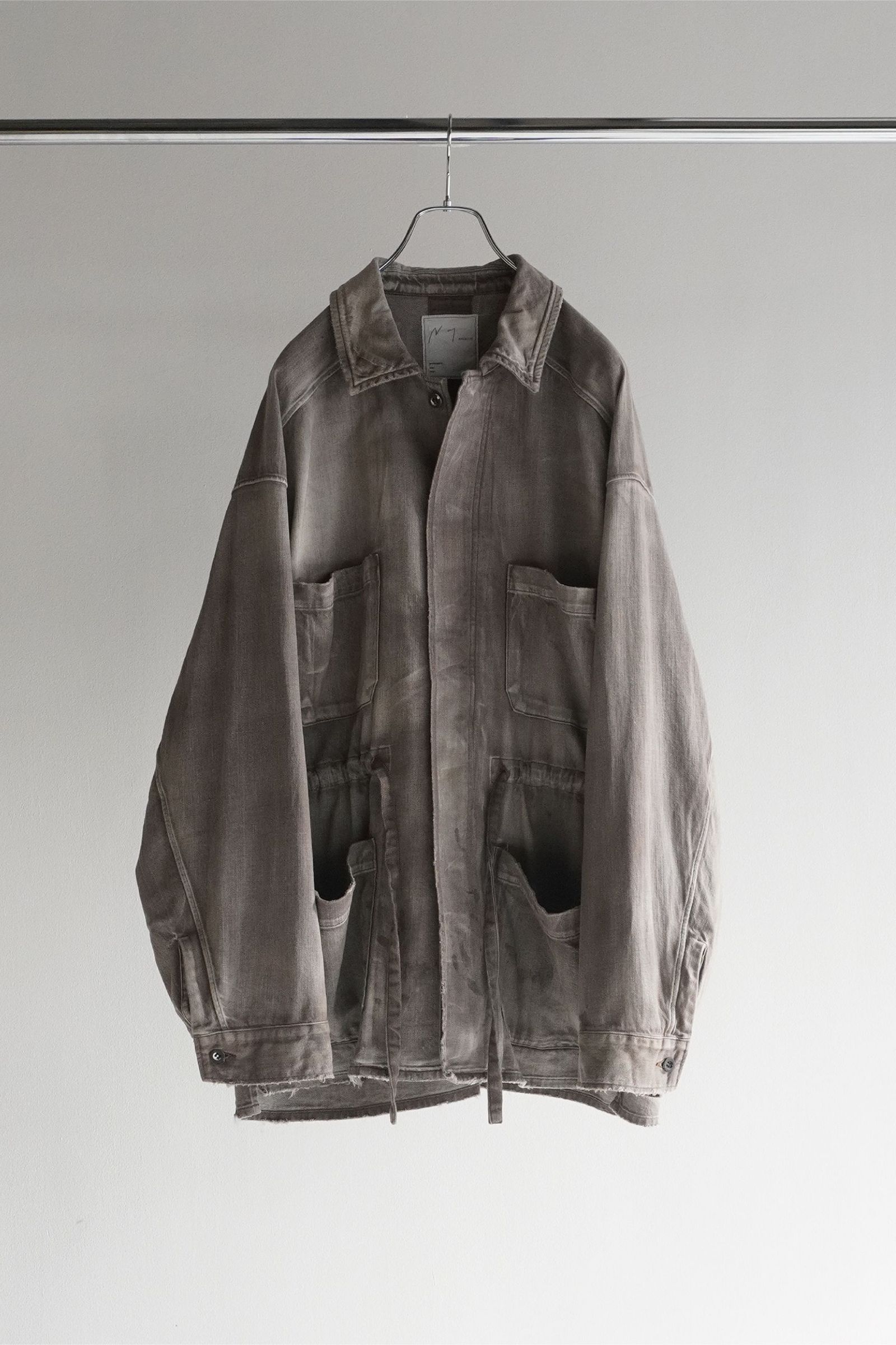 ANCELLM - AGING DENIM SHIRT JACKET | BROWN | ジャケット | NapsNote