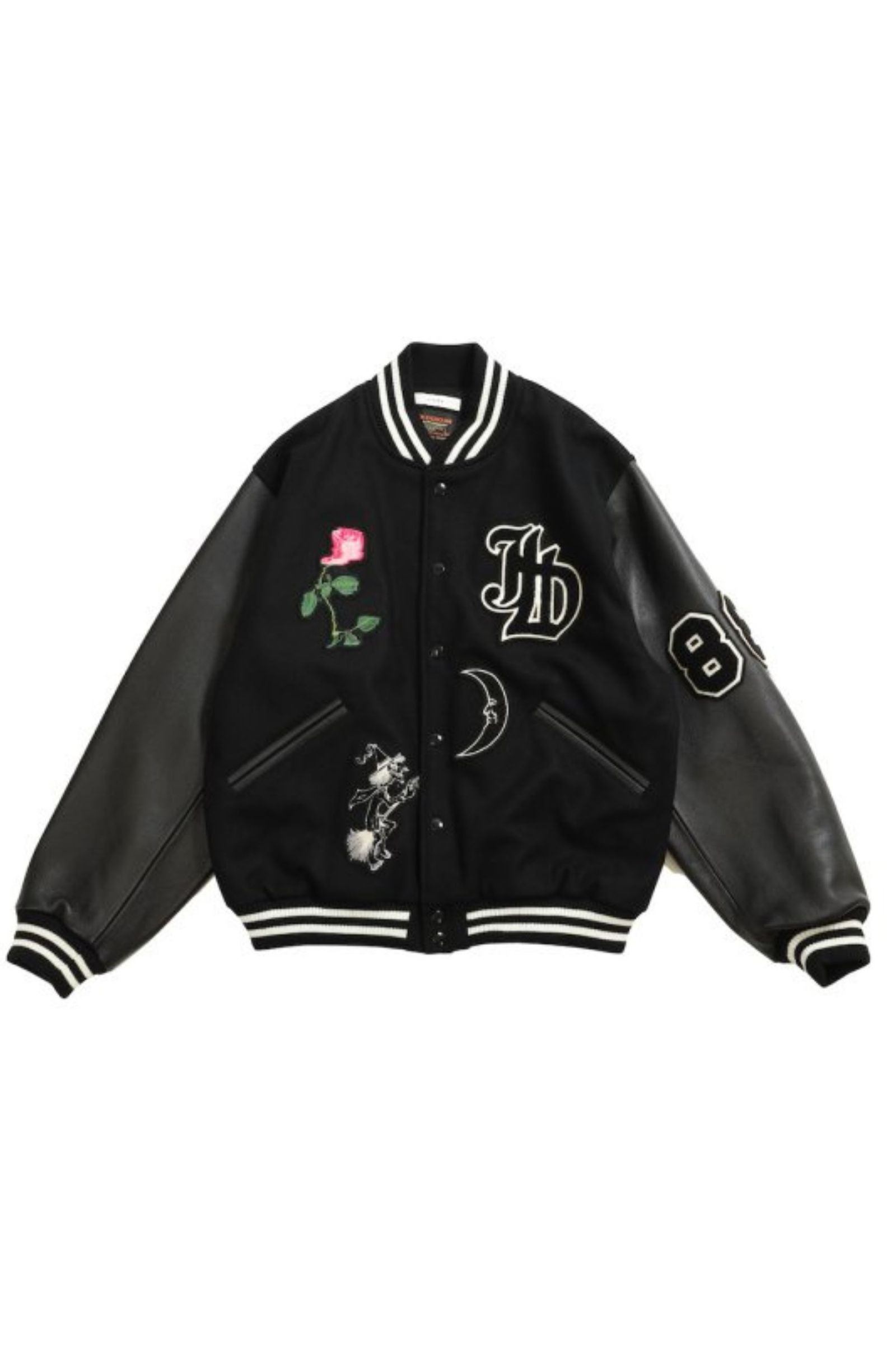 JIEDA - SKOOKUM × JieDa STADIUM JACKET/BLACK-BLACK | NapsNote