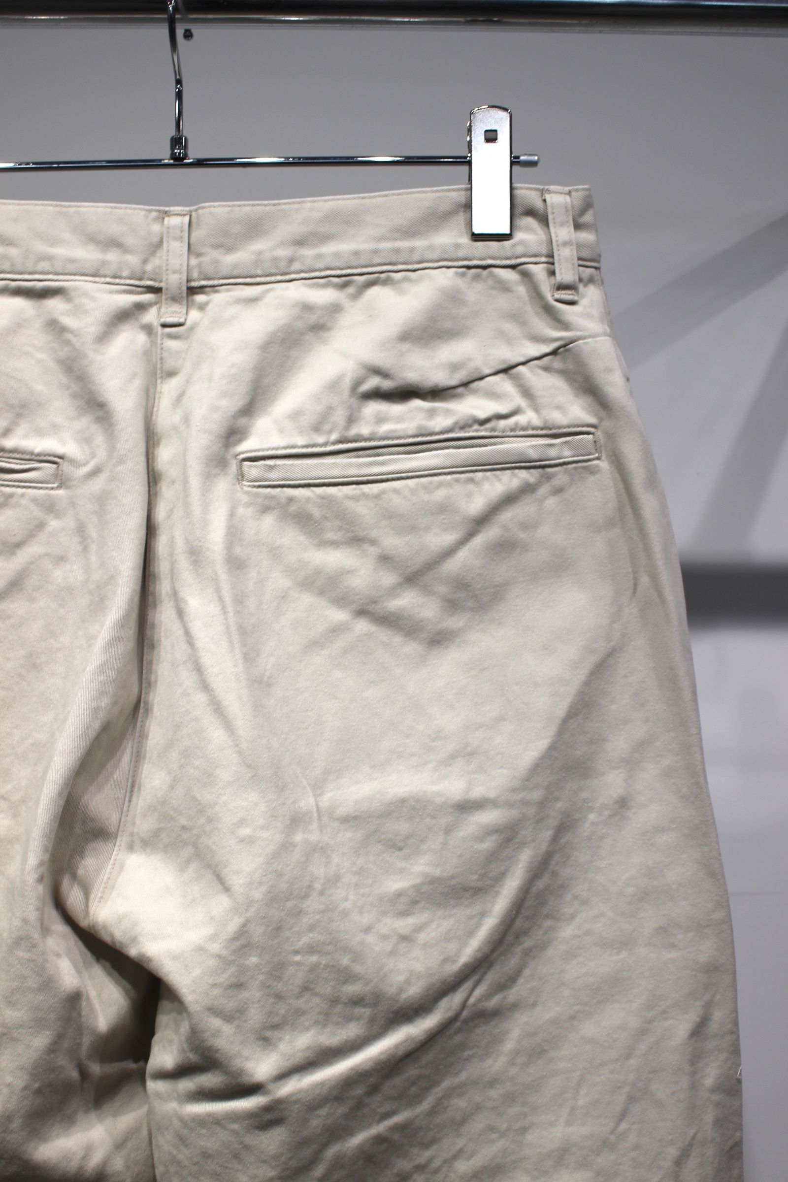ANCELLM - REMAKE WIDE CHINO TROUSERS | BEIGE | チノパン | NapsNote