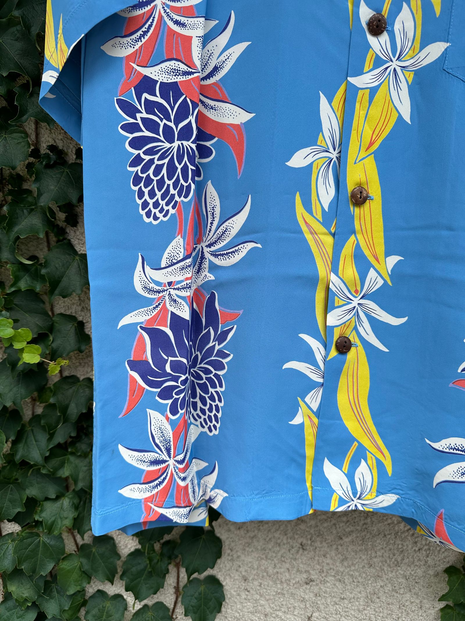 SUN SURF - ALOHA SHIRTS “BLOOMS OF TORCH FLOWER”/半袖レーヨン