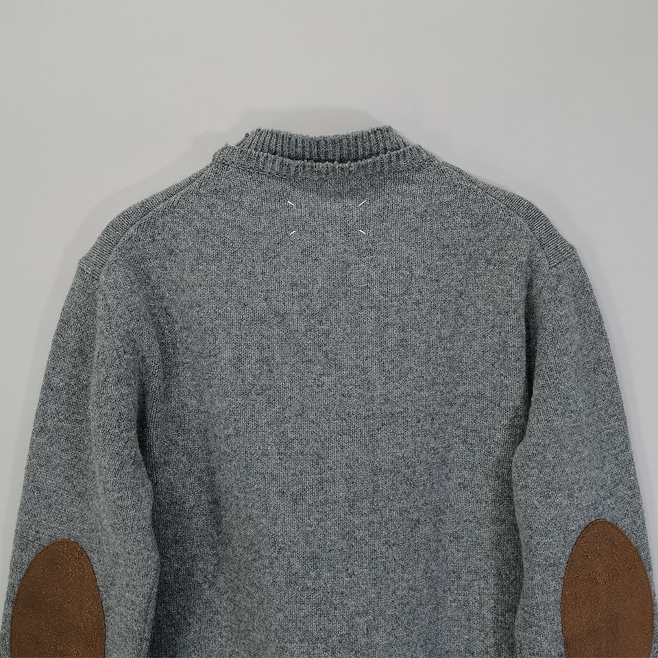 Maison Margiela - 【Last1 L】 エルボーパッチセーター Gray | River