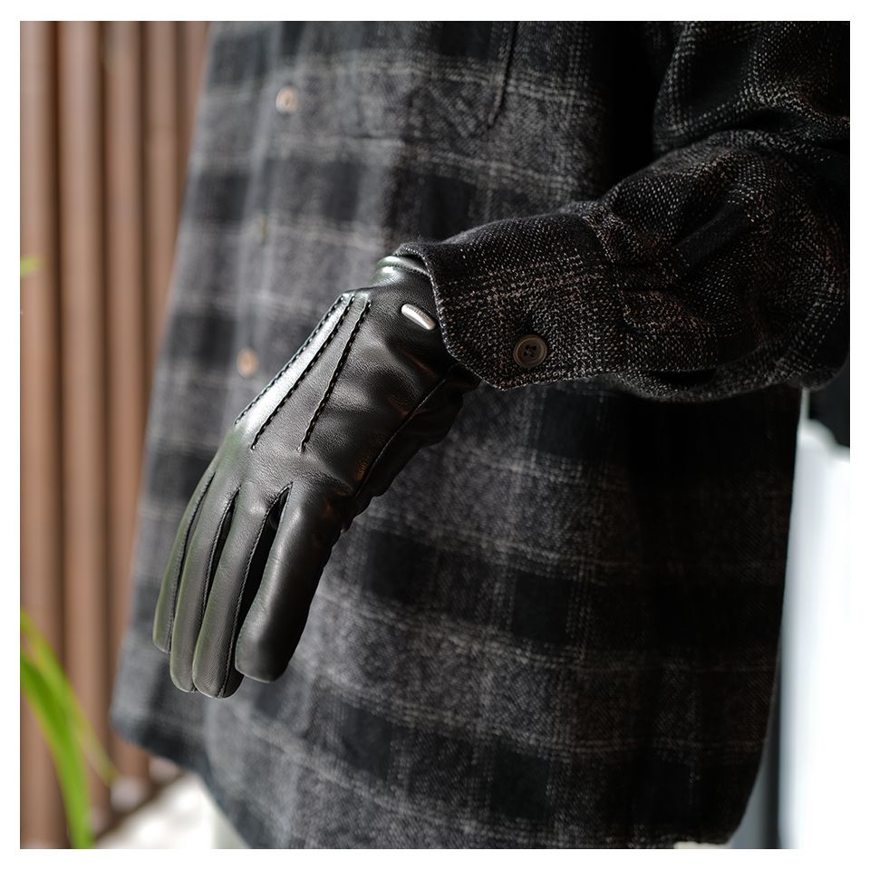 小物 our legacy His grove OUR LEGACY - HIS GLOVES Black Leather