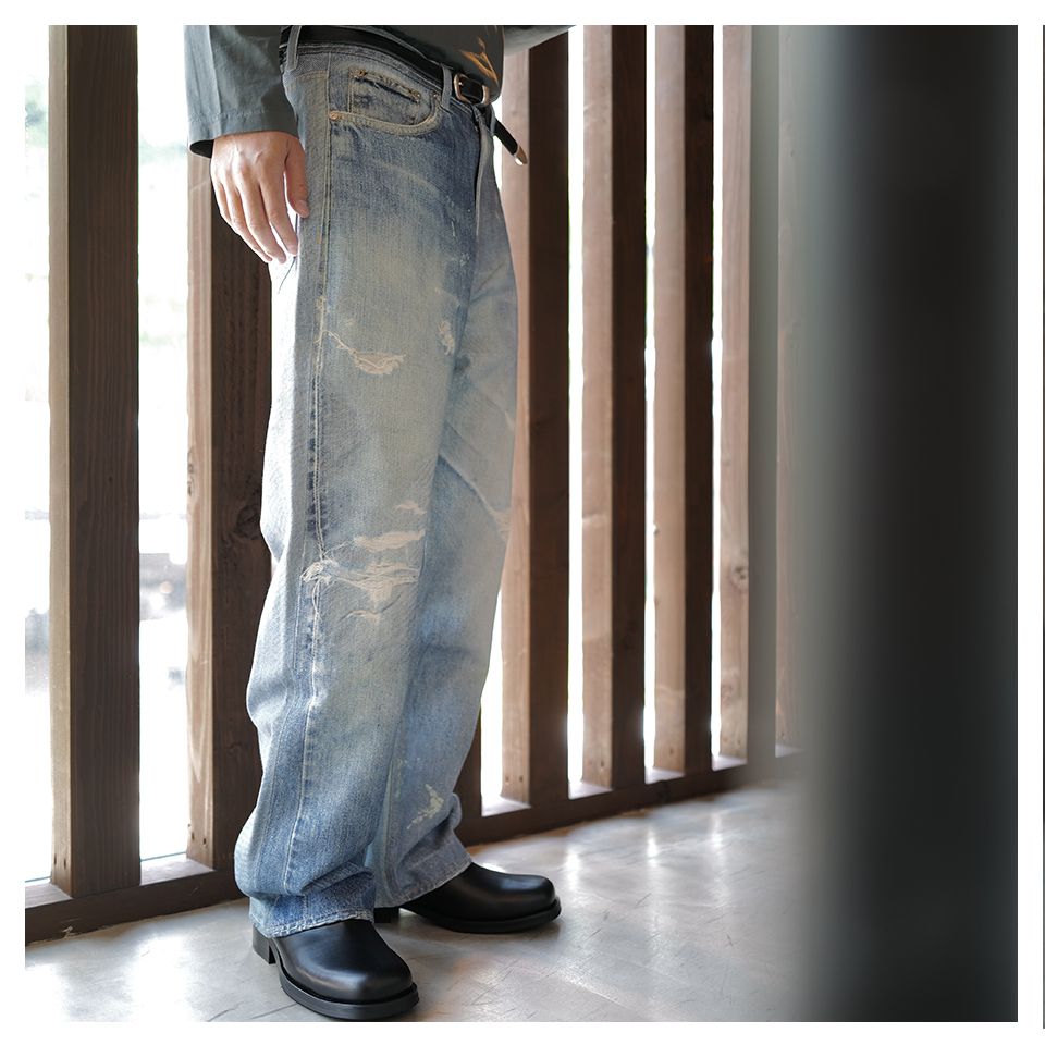 OUR LEGACY - THIRD CUT Digital Denim Print | River