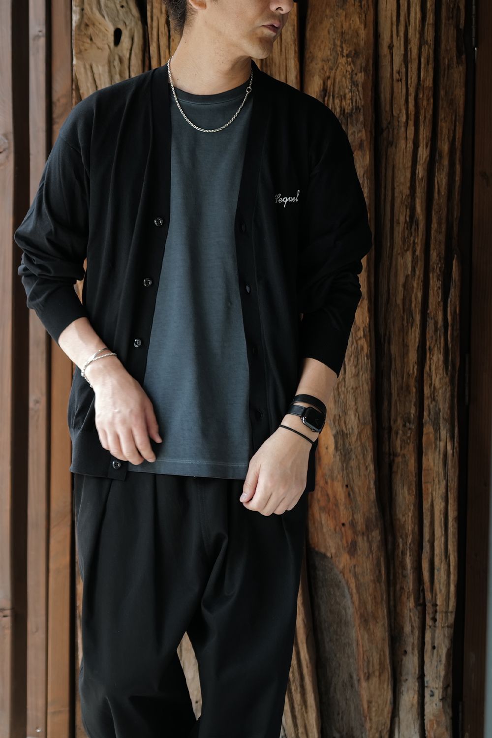 SEQUEL - SQ-25SS-KN-02 KNIT CARDIGAN | River