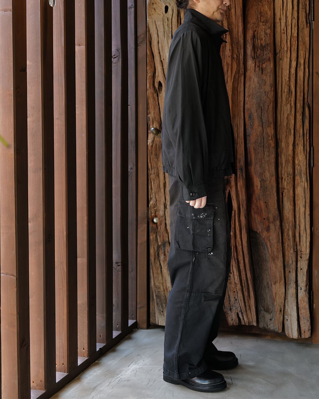 OUR LEGACY - CASINO JACKET Still Black Calm Cupro Cotton | River