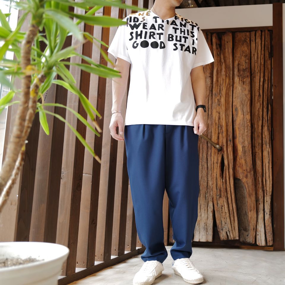 MARNI - 【ラスト1点Size48】TROPICAL WOOL PANTS Blue | River