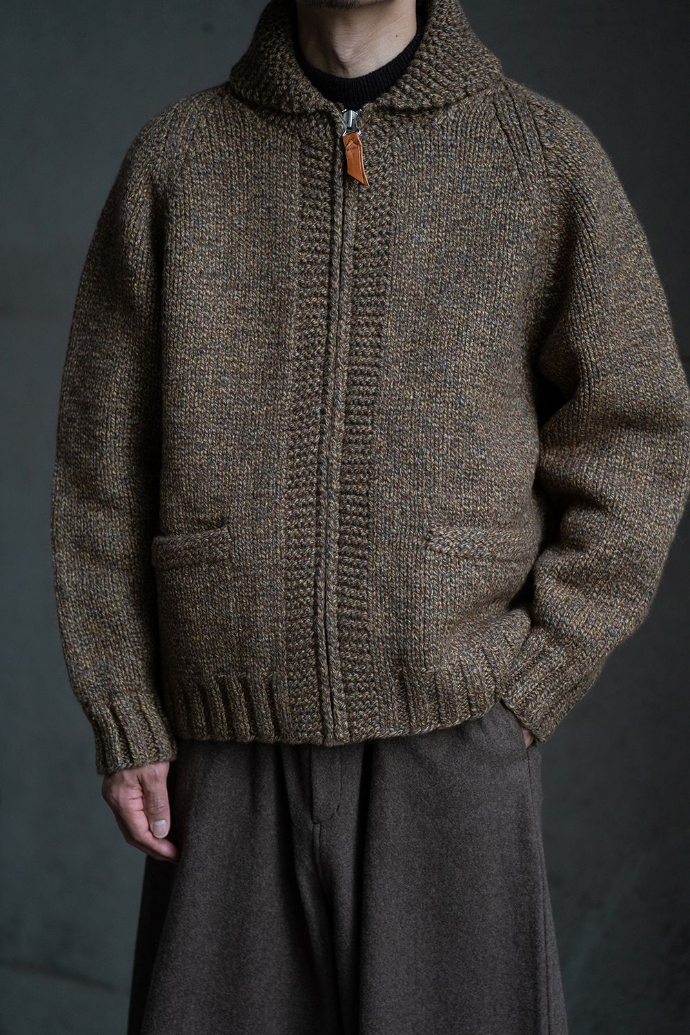 Slopeslow - 【ラスト1点】yak/lambs multi ply HAND KNITTING