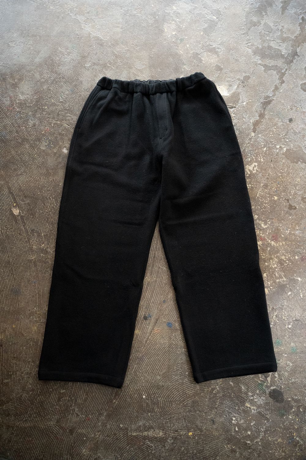 MITTAN - 【ラスト1点】ウールブランケットワイドパンツ(黒) | Salty