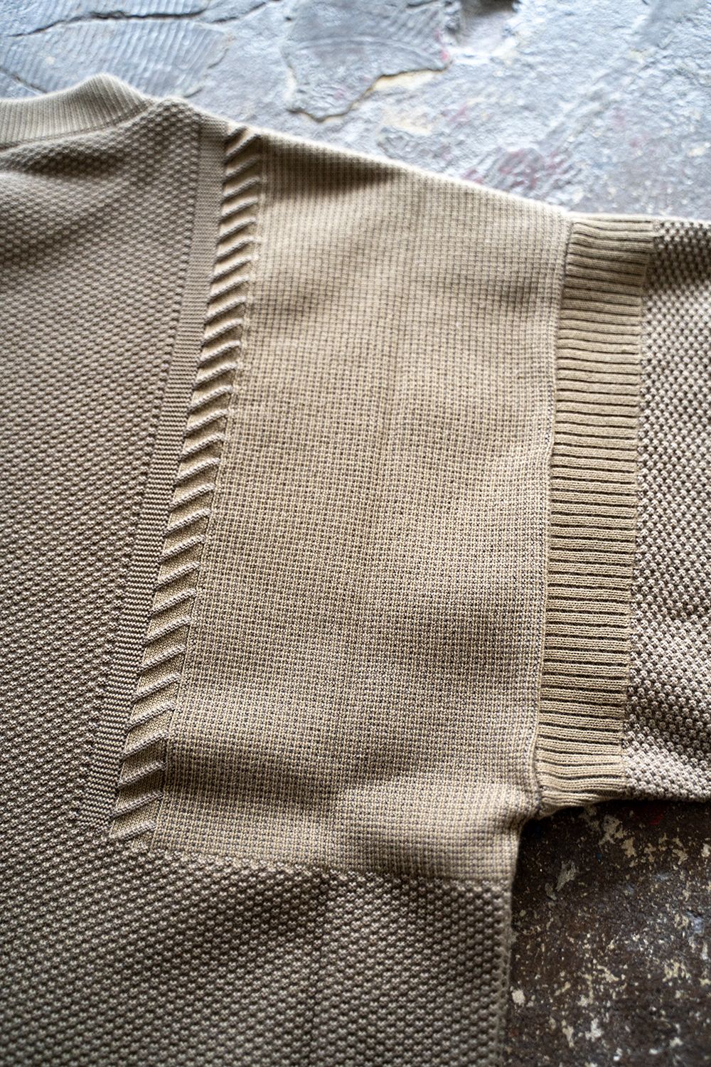 YASHIKI - Rekihama Knit(KHAKI BEIGE) | Salty