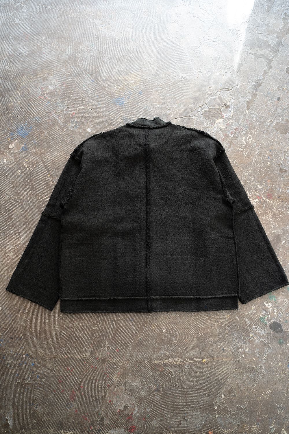 MITTAN - 【ラスト1点】OCガラ紡ブルゾン(黒) | Salty