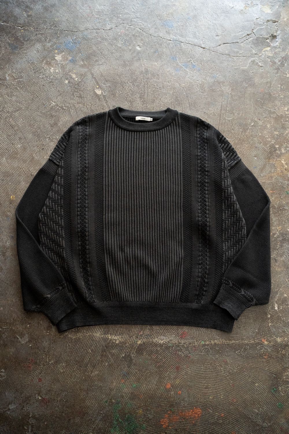 YASHIKI - 【26SS】Yukishiro Knit(BLACK) | Salty