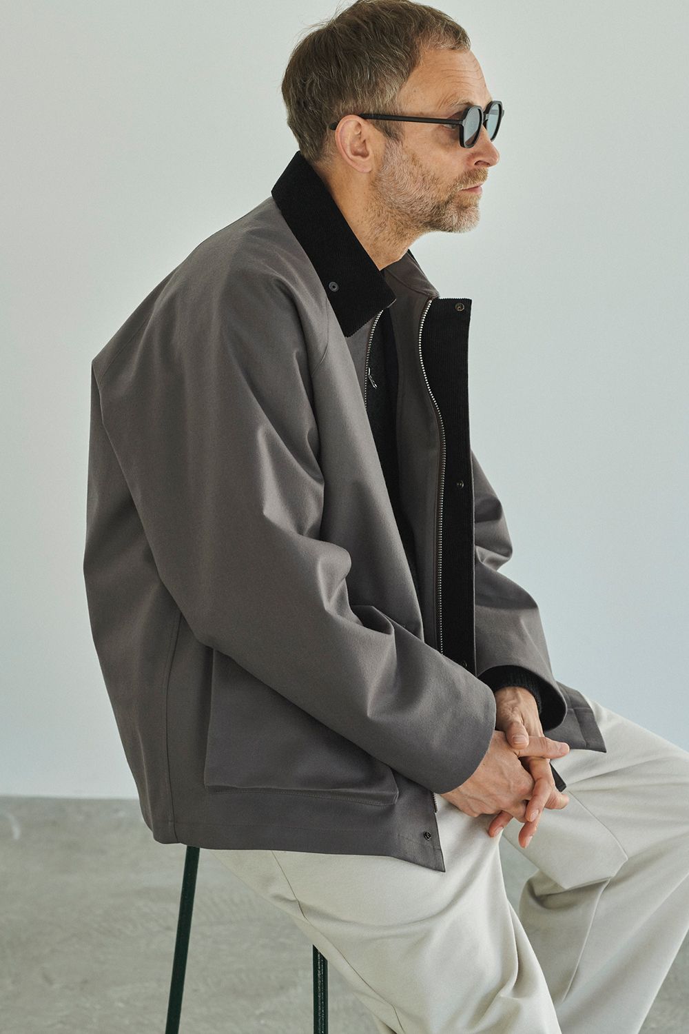 STILL BY HANDウールラペルドオーバーサイズコート スティルバイハンド