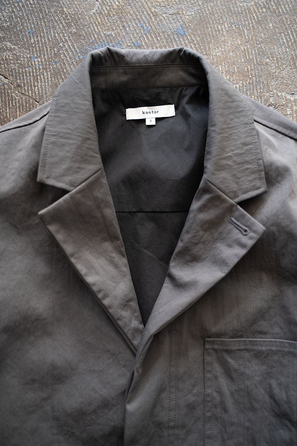 kontor - 【ラスト1点】【24AW】Nylon Coverall Jacket(GRAY) | Salty