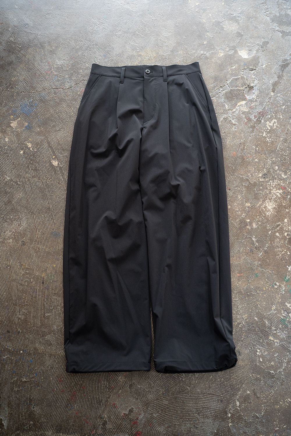 SAYATOMO - 【25SS】1-Tack Nylon Trousers/1タックナイロントラウザー