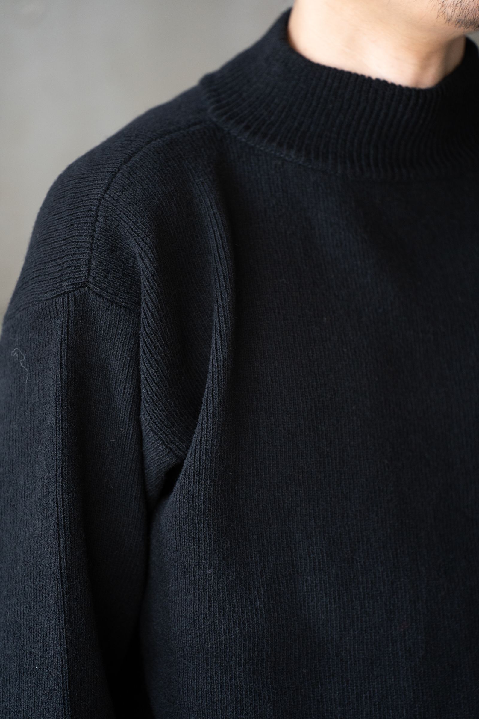 Slopeslow - 【ラスト1点】Hard twisted Shetlandwool GOB sweater