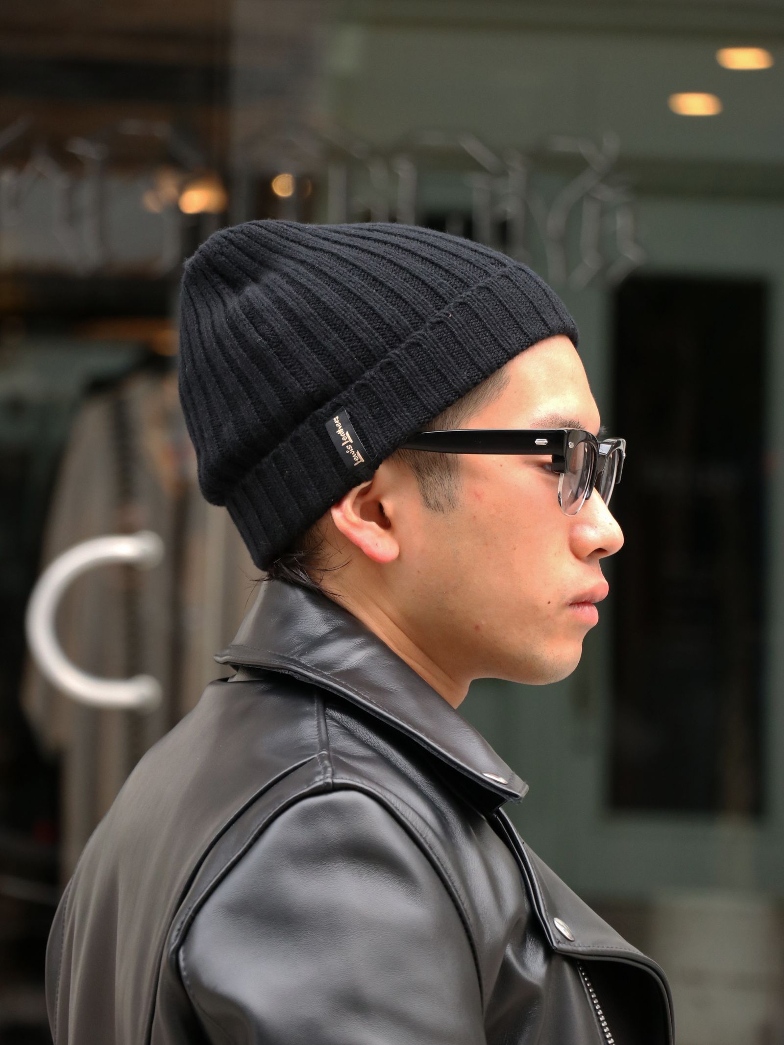 Lewis Leathers - AVIAKIT KNIT HAT (BLACK) | SKANDA