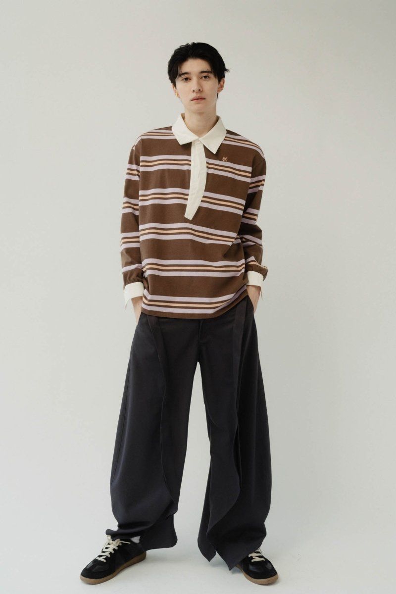 Knuth Marf - spring rugger shirt (unisex) / スプリング ラガー