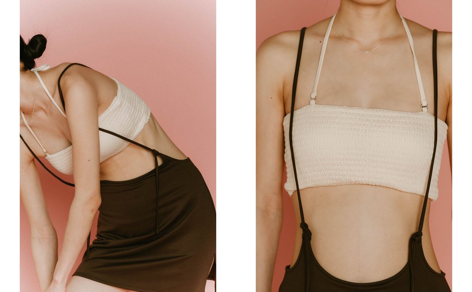 水着っぽくないのが可愛い♡】Knuth Marf「suspender swim wear」が