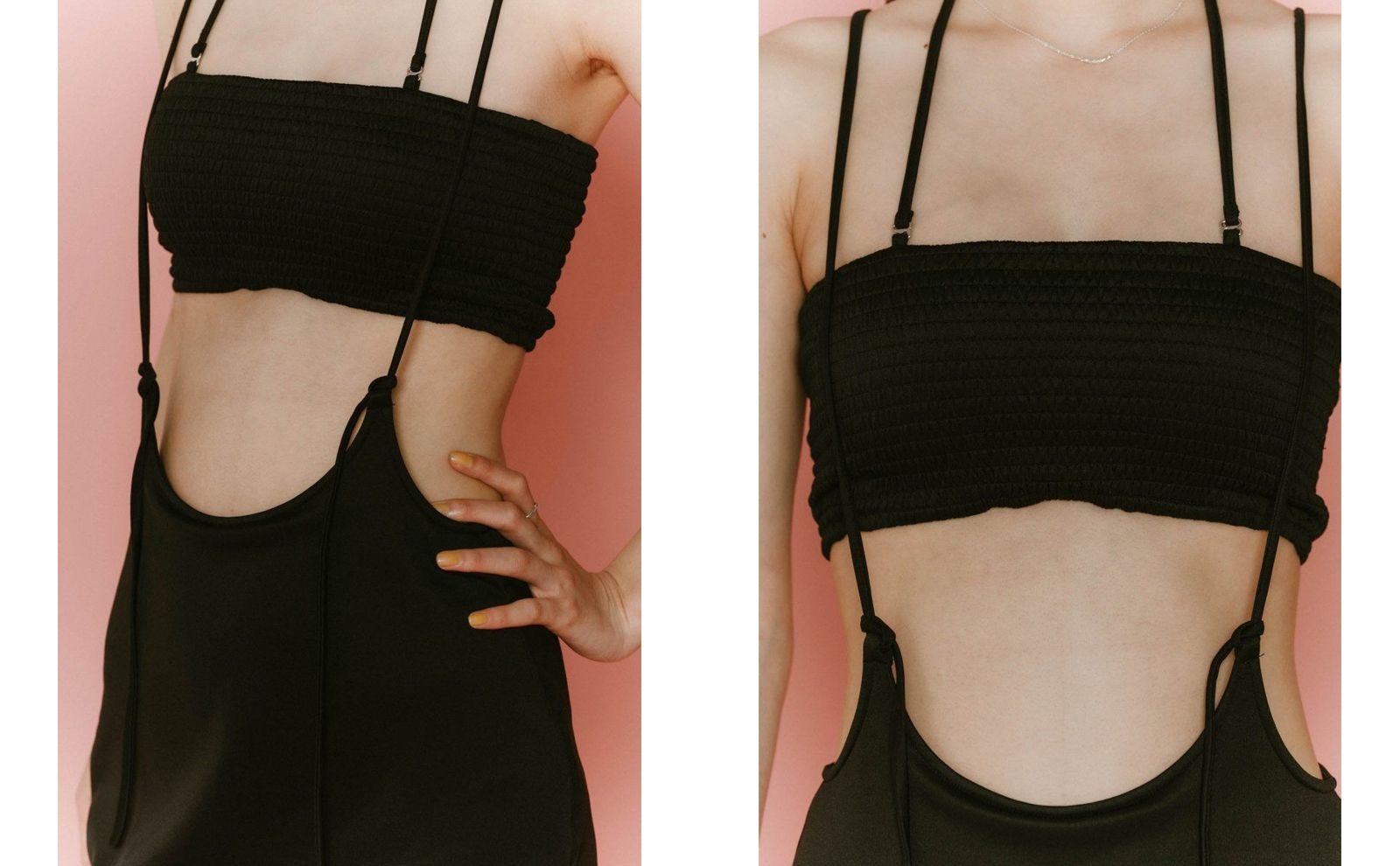 水着っぽくないのが可愛い♡】Knuth Marf「suspender swim wear」が