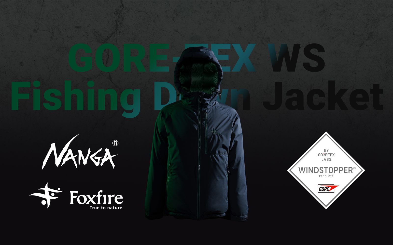 NANGA × Foxfire】GORE-TEX WS フィッシングダウンジャケット 2024